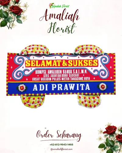 Karangan Bunga Ucapan Selamat tangkil sari